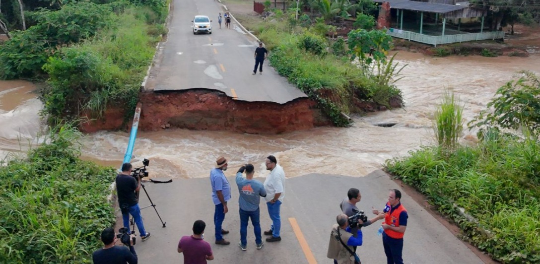 Acesso alternativo é feito na estrada de Santo Antônio pela Prefeitura