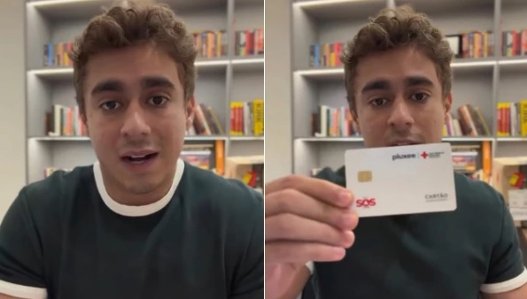 Vaquinha de Nikolas para vítimas das chuvas passa de R$ 3 milhões