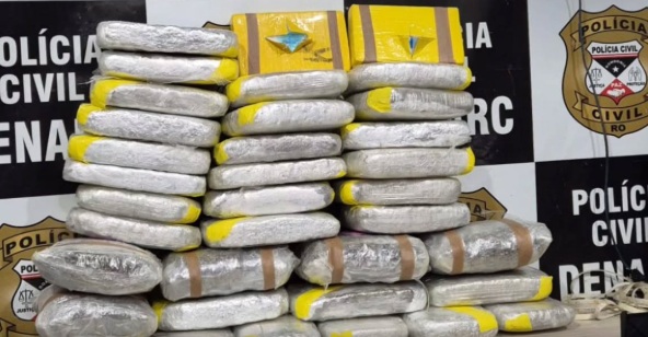 Polícia Civil apreende 50 kg de drogas e prende cinco pessoas em Porto Velho