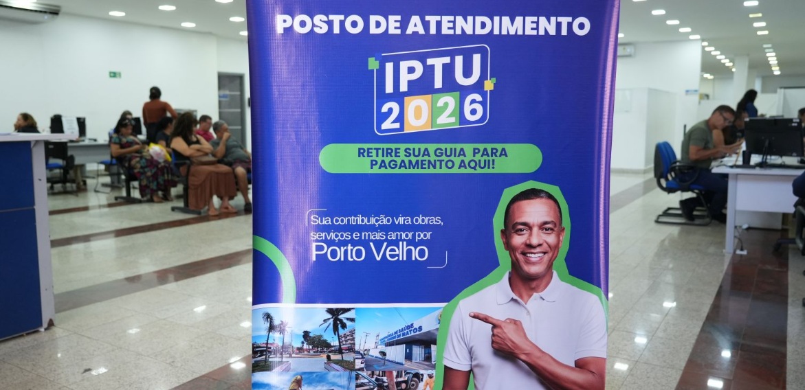 Prefeitura orienta sobre serviços e pagamento do IPTU em PVH