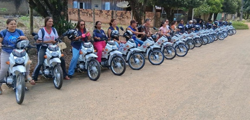 Mandato de Ismael Crispin fortalece saúde em Campo Novo com entrega de 34 motocicletas