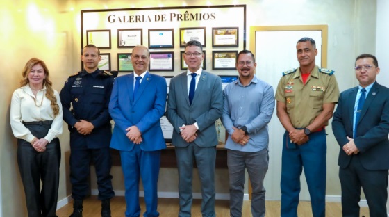 Reunião no TRE-RO discute planejamento da segurança para as Eleições Gerais de 2026