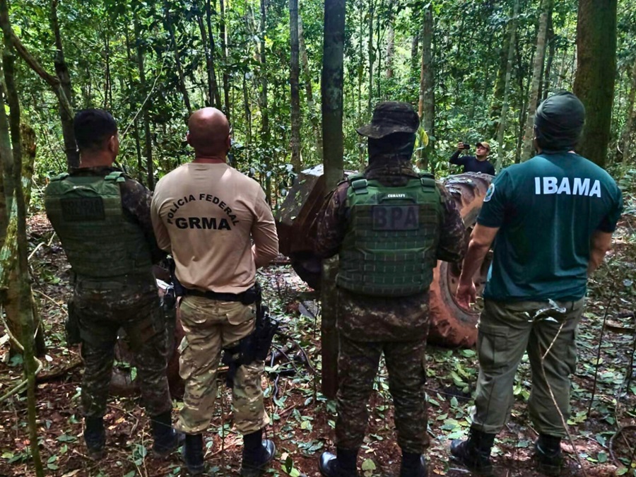 Forças de segurança realizam operação ambiental em Rondônia