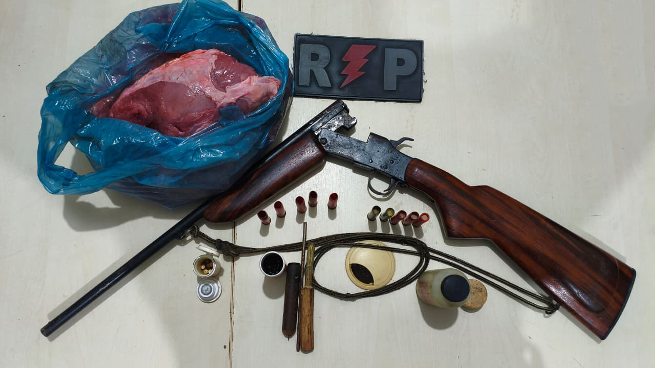 Agrediu a mulher e matou a capivara; foi denunciado e preso em Ji-Paraná