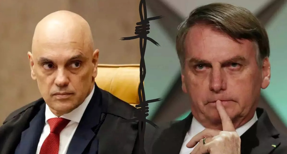 Moraes amplia cerco judicial e responsabiliza Bolsonaro por atos de terceiro; algo fora da lei nunca visto