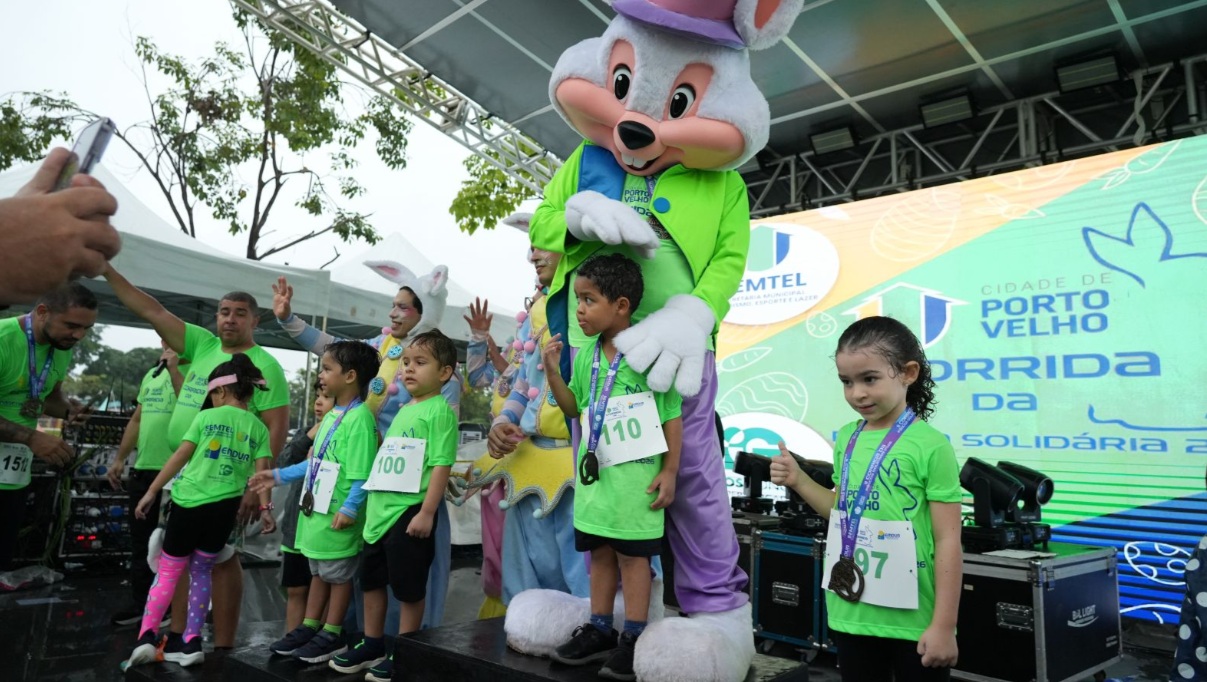 Sorteio de bicicletas marca corrida solidária na Páscoa no Parque