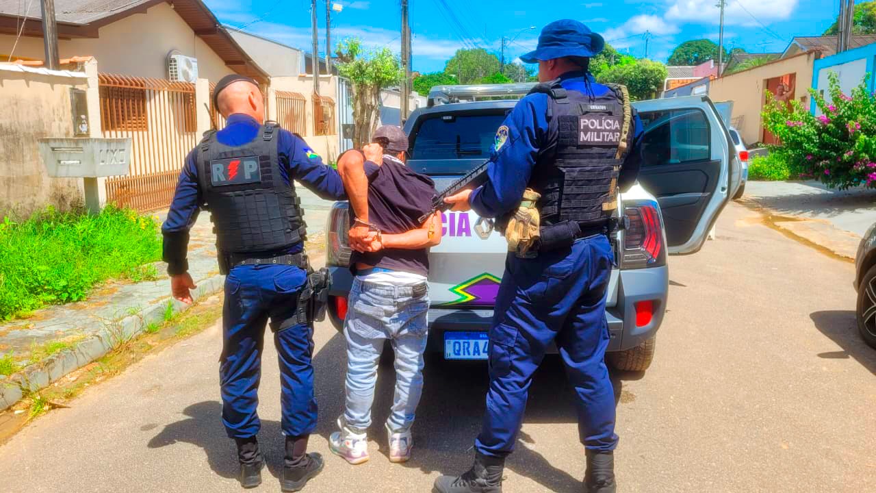 Suspeito de violência sexual é preso poucas horas após o crime em Ji-Paraná