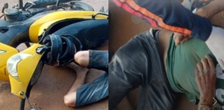 Motociclista é brutalmente agredido, perde controle da moto e fica desacordado em Porto Velho