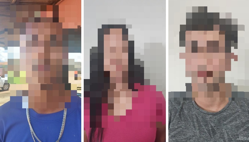 Três criminosos presos em ação da PM combatendo furto e recepção