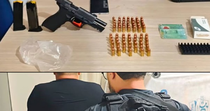 Foragido condenado a 46 anos por latrocínio é preso com arma e materiais do tráfico em Porto Velho