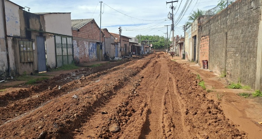 Bairro Industrial recebe recuperação viária após obras de drenagem