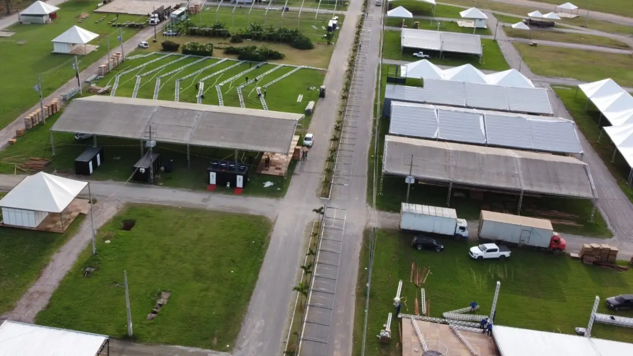 PREPARAÇÃO DA GRANDE FEIRA - Serviços de infraestrutura garantem segurança e mobilidade para 13ª Rondônia Rural Show Internacional

