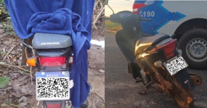 PM recupera motocicletas furtadas escondidas em áreas de mata em Cacoal