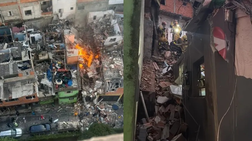 SINISTRO DOMÉSTICO - Explosão em casa na zona oeste de São Paulo deixa uma pessoa morta

