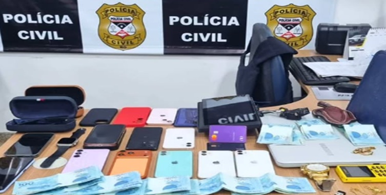 Polícia Civil prende suspeitos e apreende celulares roubados durante operação em Porto Velho