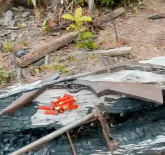 Operação ambiental resgata ave silvestre e apreende armas artesanais na zona rural de Porto Velho