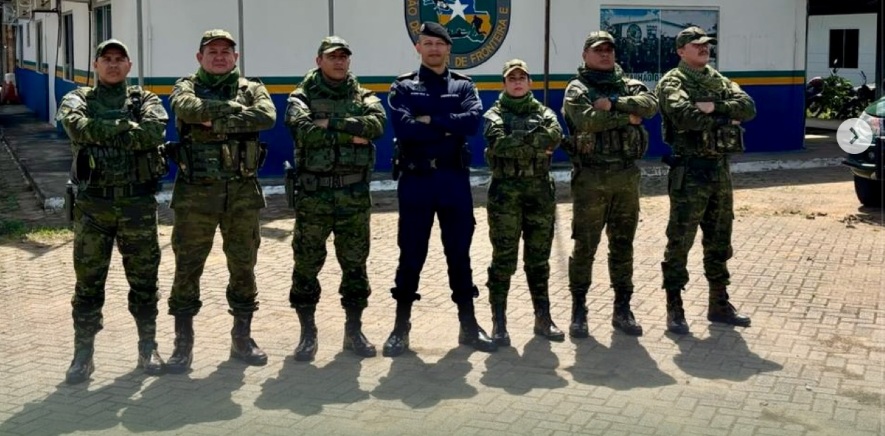 SEGURANÇA NA FRONTEIRA - Comandante-geral da PM visita BPFRON e reforça apoio à tropa que atua na linha de fronteira em Rondônia


