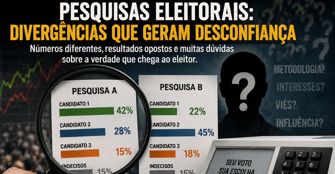 CREDIBILIDADE EM XEQUE - Pesquisas divergentes alimentam desconfiança e colocam em dúvida a capacidade de retratar a vontade do eleitor

