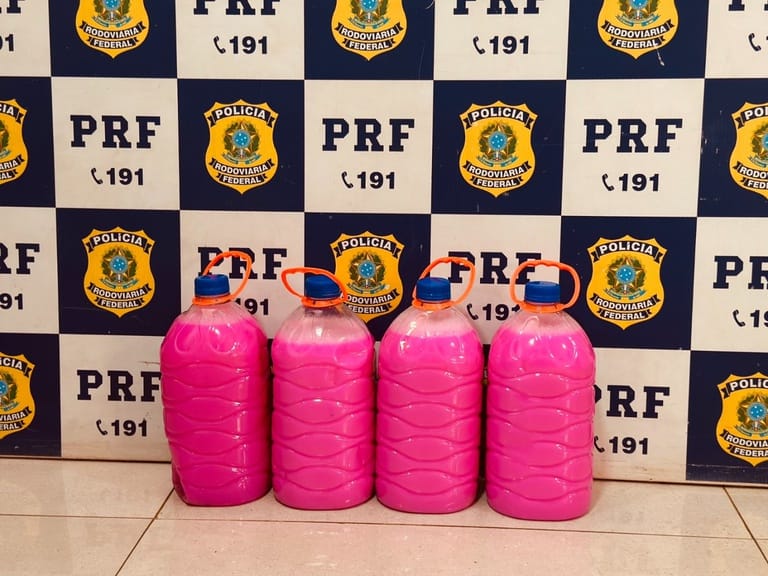 CAIU NO CORREDOR DO PÓ - PRF apreende mais de 19 quilos de droga líquida em Rondônia e revela nova estratégia do tráfico