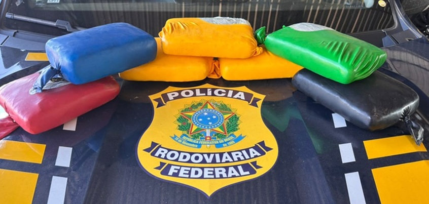 COMBATE AO TRÁFICO - PRF apreende mais de 8 quilos de drogas em Vilhena e reforça cerco ao crime nas rodovias federais

