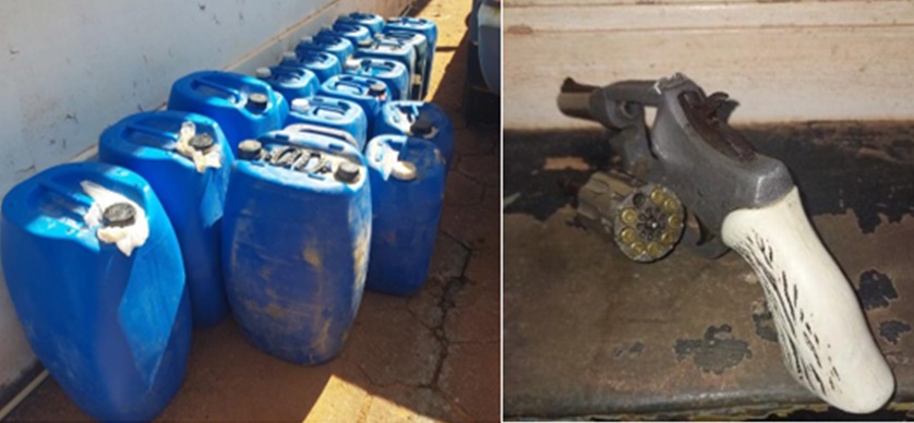 Apreensões de combustível, mercadorias e arma reforçam combate ao crime em Guajará-Mirim