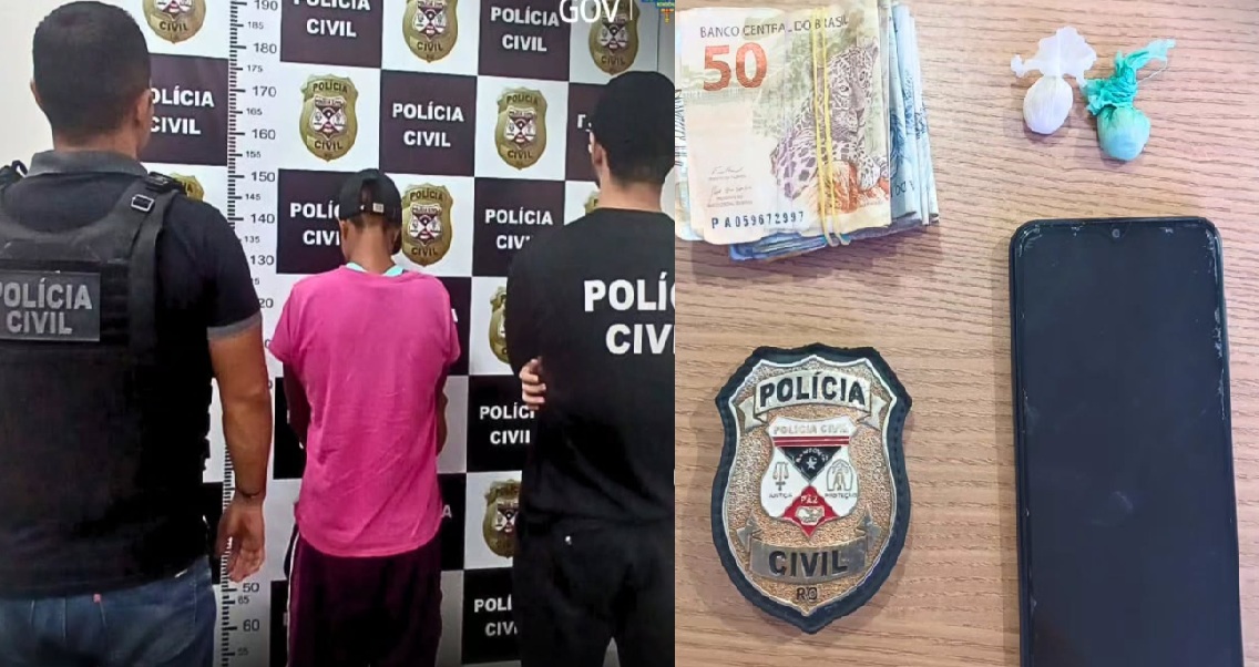 NOVA MAMORÉ - Celular furtado é recuperado e mulher volta a ser presa por receptação e posse de drogas 
