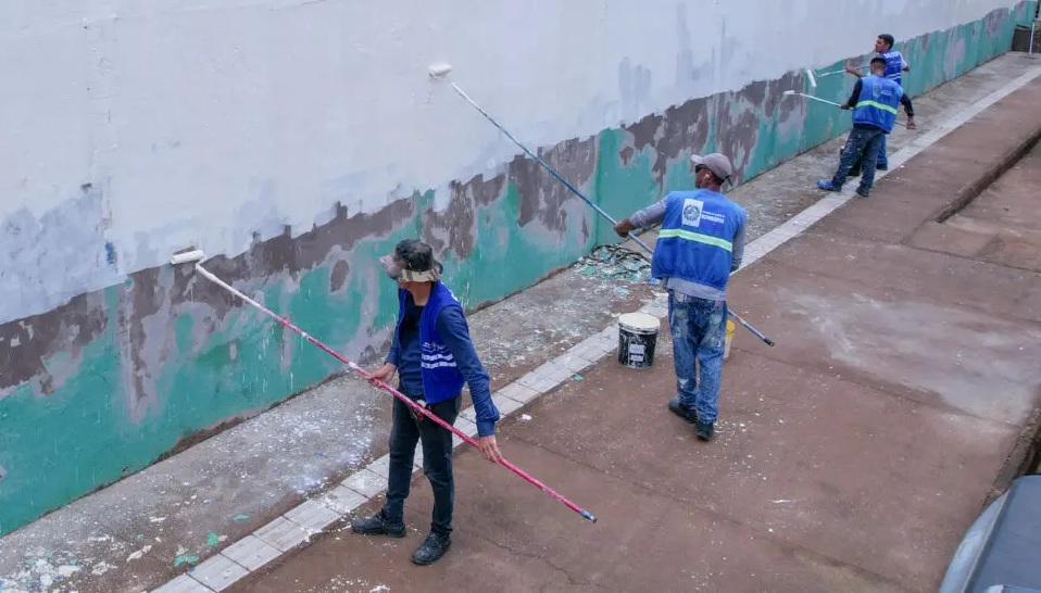 Serviços de manutenção e revitalização são realizados pelo governo de RO em escolas estaduais de Porto Velho