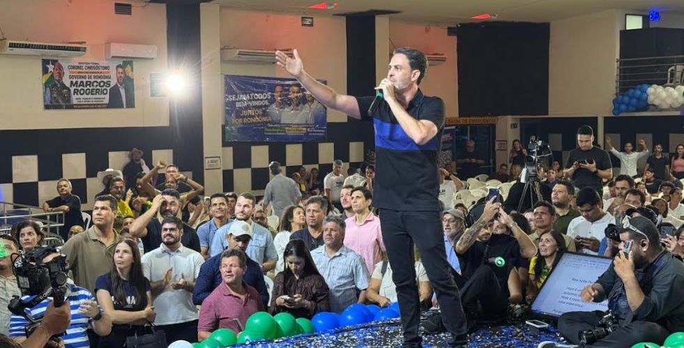 DE MÃOS DADAS - Léo Moraes declara apoio a Marcos Rogério para o Governo de Rondônia
