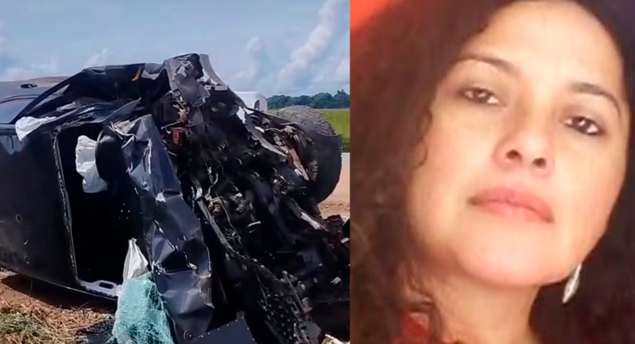 LUTO E COMOÇÃO - Identificada servidora da Sedam que morreu em grave acidente na BR-364

