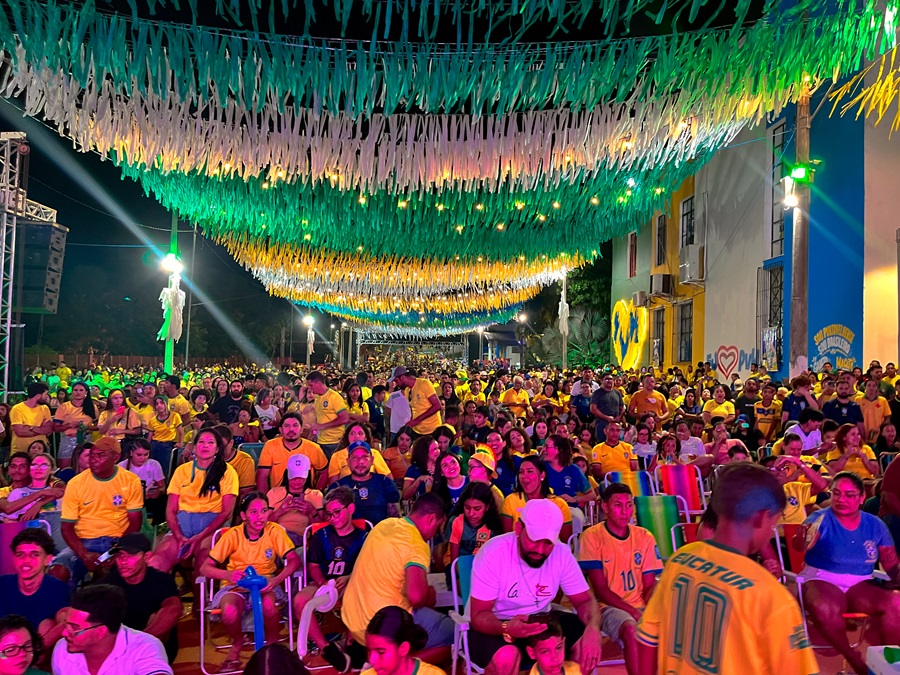 JOGO E ATRAÇÕES - Venha para a Rua do Hexa assistir ao jogo do Brasil na Copa do Mundo

