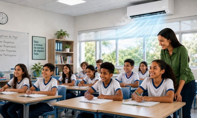 TCE acompanha climatização das escolas para garantir mais conforto a estudantes e professores em Rondônia