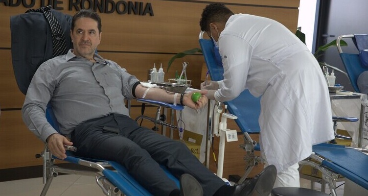 BOM EXEMPLO - Campanha de doação de sangue mobiliza voluntários no TJRO

