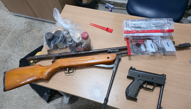 Operação da Polícia Civil termina com prisão em flagrante e apreensão de munições em Machadinho d'Oeste