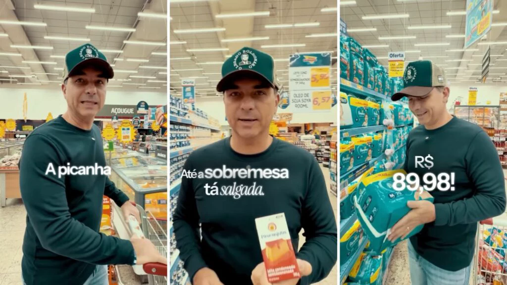 Flávio compara preços da gestão Lula e Bolsonaro
