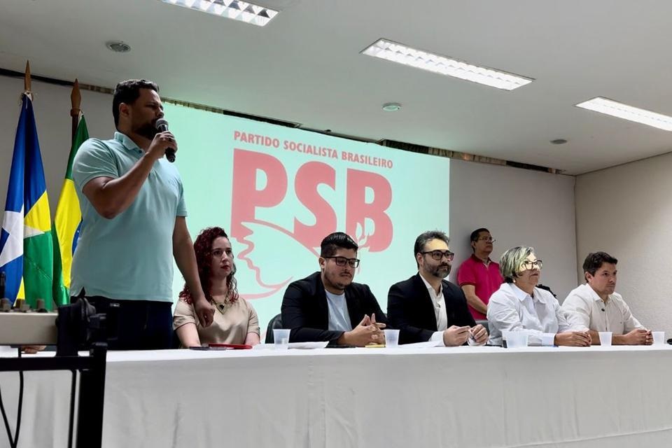 LARGADA PARA 2026 - PSB oficializa Samuel Costa ao Governo e Neidinha Suruí ao Senado em convenção e apresenta nominata para o Legislativo

