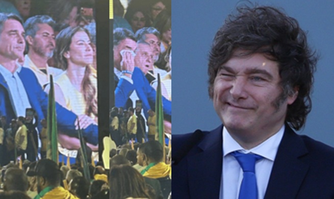 Flávio Bolsonaro chora com mensagem de Carlos e oficializa candidatura ao Planalto no Pacaembu
