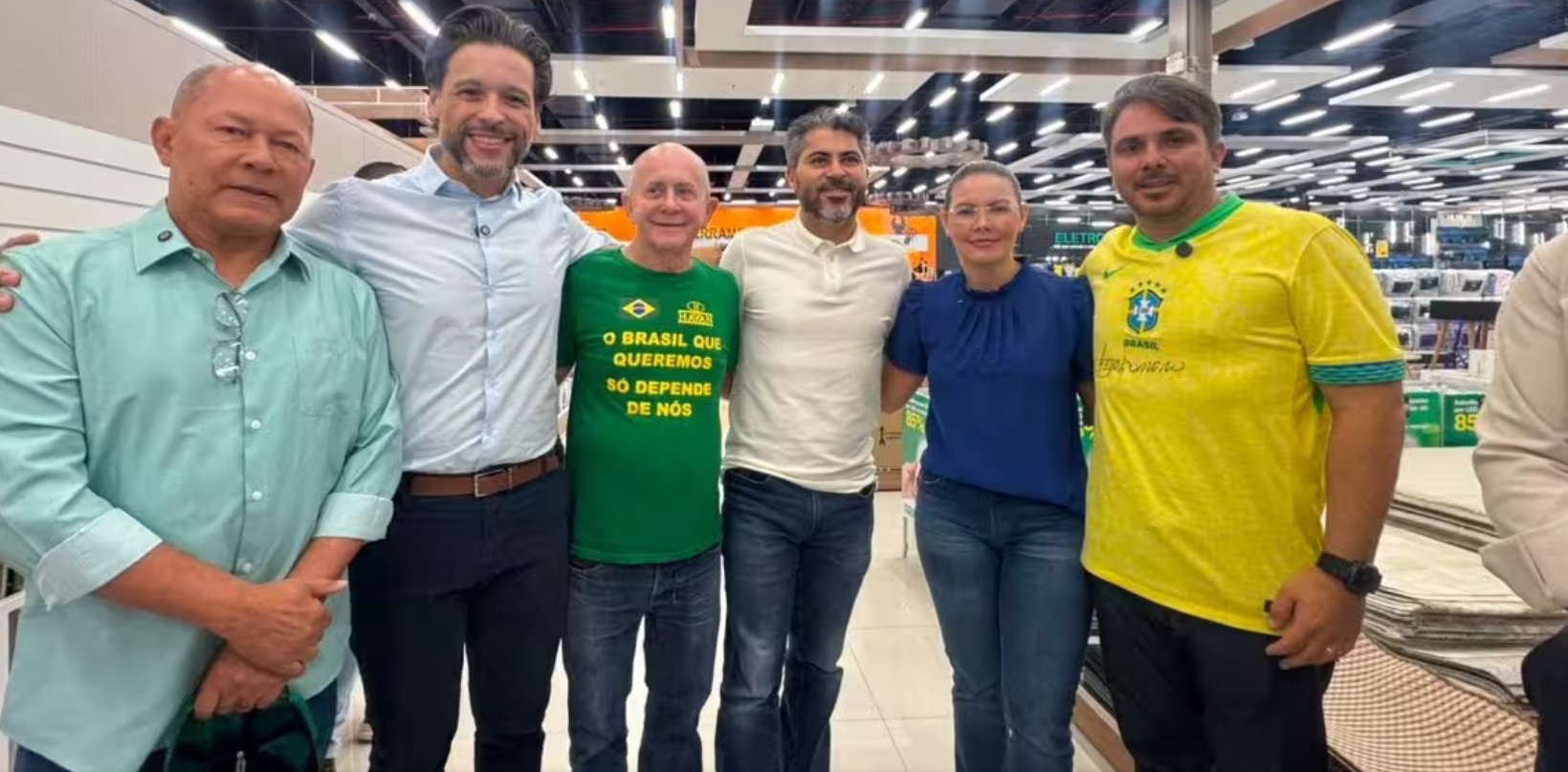 Sofia Andrade participa da inauguração da nova Havan em Ariquemes