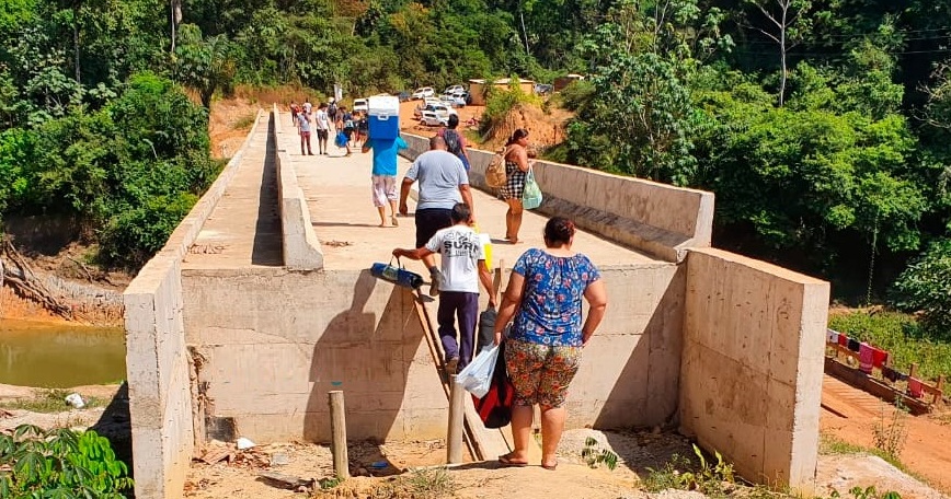 Balsa já consumiu R$ 10,9 milhões enquanto ponte do Jacu da Vala segue sem conclusão