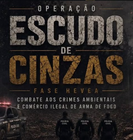 ARMAS, MADEIRA E DESTRUIÇÃO - Escudo de Cinzas: Draco prende dois e desmantela comércio de armas e devastação ambiental em Rondônia