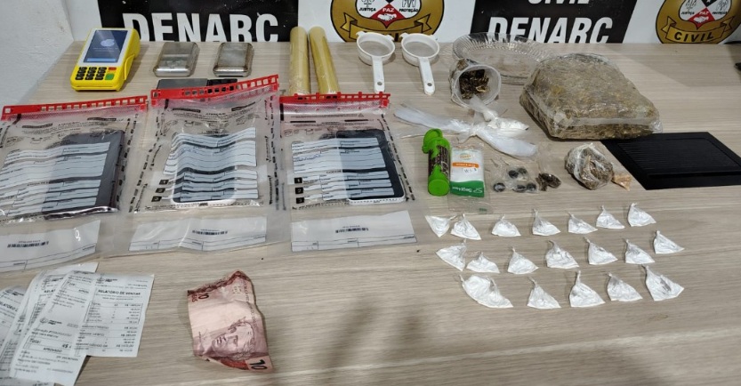 CERCO AO TRÁFICO - Operação Desarme fecha boca de fumo na Zona Norte e irmãos são flagrados com arsenal de drogas em Porto Velho

