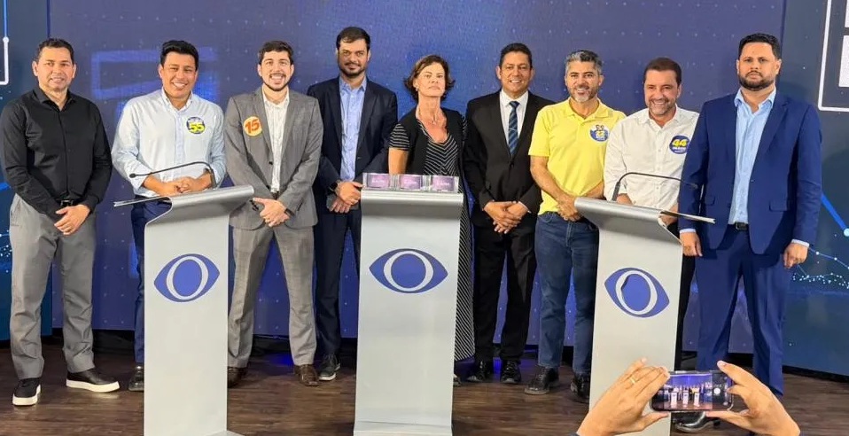 Seis candidatos ao Governo de Rondônia ficaram frente a frente no debate da Band