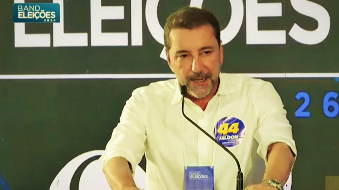 Hildon cobra seriedade dos adversários no primeiro debate da Band