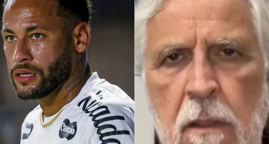 Neymar xinga jornalista de 69 anos de 'velho bundão' após adiar desafio