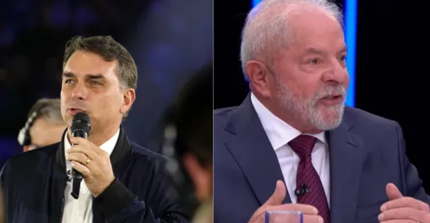 VICIADO NA MENTIRA - Flávio pede direito de resposta ao TSE por fala de Lula no Jornal Nacional

