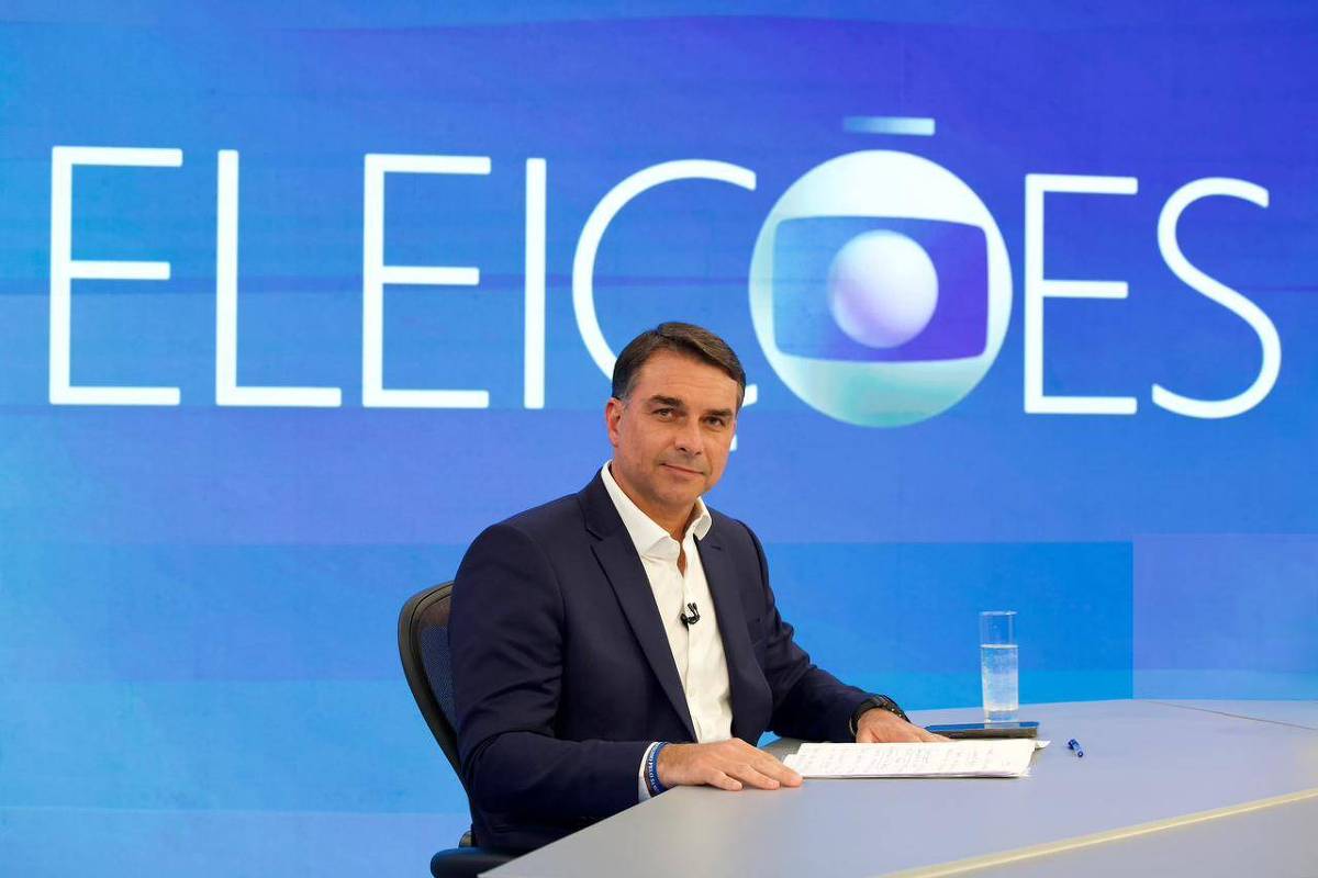 Na Globo, Flávio lembra que Vorcaro já deu patrocínio a programa de Huck