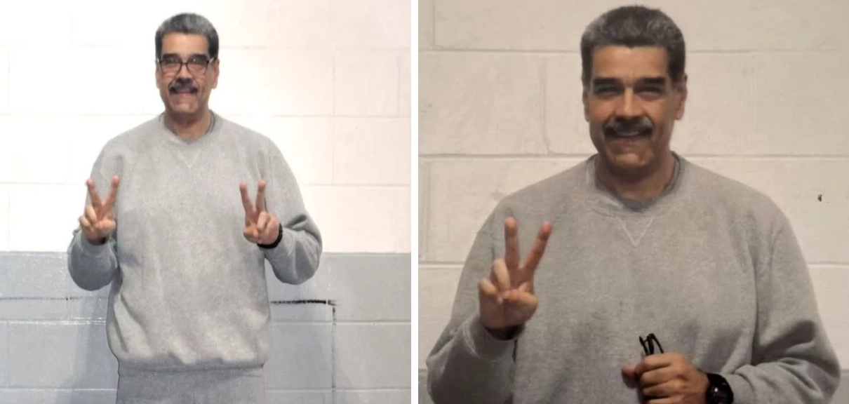 ABANDONADO PELO AMIGO LULA - Nicolás Maduro aparece em fotos na prisão e cita a Bíblia

