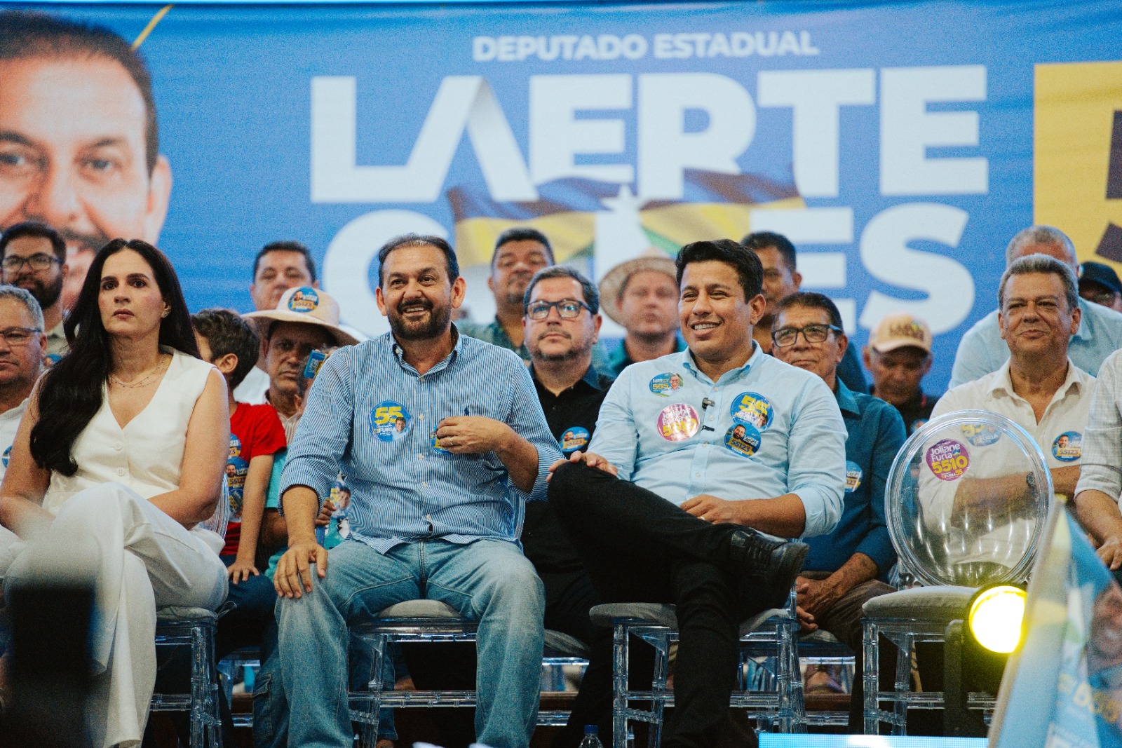 LAERTE GOMES - Casa cheia e apoio de todo o estado marcam lançamento oficial da campanha de Laerte Gomes em Ji-Paraná