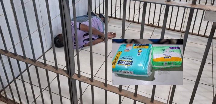 ROUBO - Suspeito é preso após furtar pacotes de fraldas de farmácia em Porto Velho