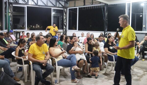 Luizinho Goebel intensifica campanha em Vilhena com visitas a empresas e reuniões