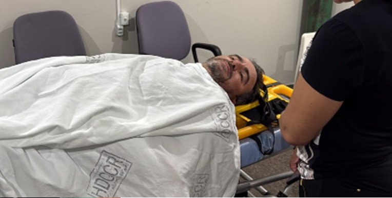 ACIDENTE GRAVE NA BR-364 - Candidato a deputado Laércio Torres sofre acidente, tem lesão na coluna e será operado em Cacoal

